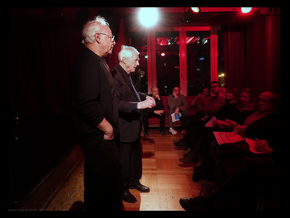 Volksbühne / 11.2.20 - Roter Salon: NN und Alexander Kluge