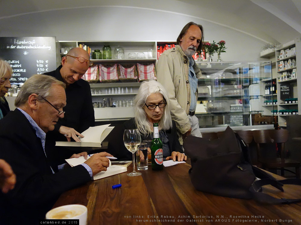 Joachim Sartorius,  Roswitha Hecke, Autorenbuchhandlung Berlin