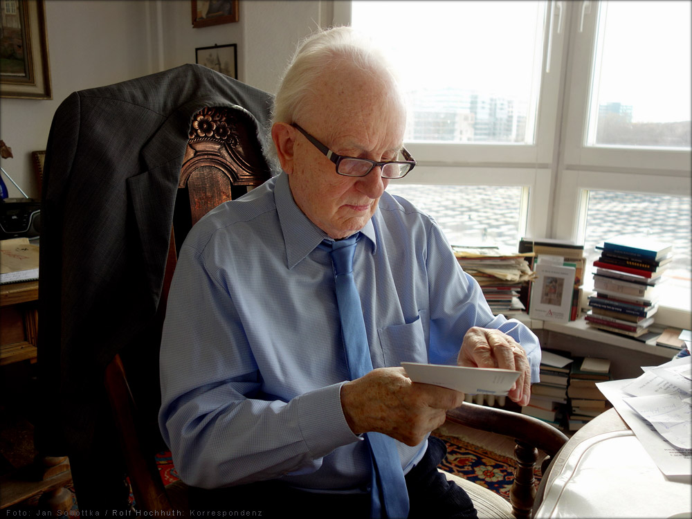 Rolf Hochhuth, Januar 2016