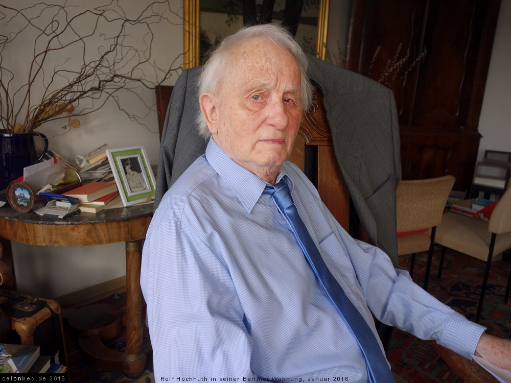 Rolf Hochhuth, Januar 2016