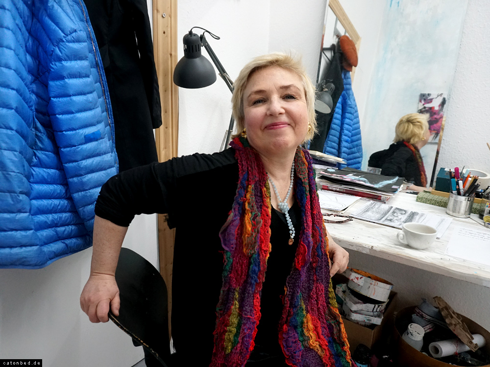 Die Künstlerin Zsuzsa Klemm